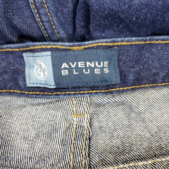 Avenue Blue Classic Fit Blue Jeans Plus Size 30 Average ~ New With Tags - Picture 9 of 11